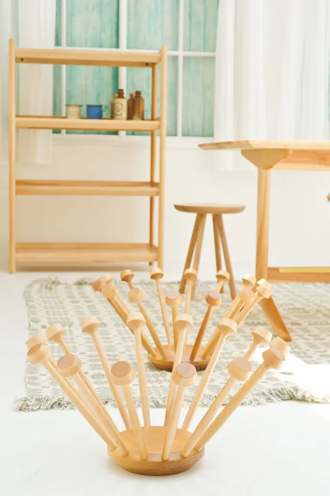 WOOD CROWN BASKET_M 6